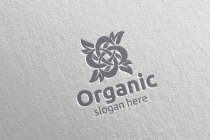 Infinity Natural and Organic Logo design template Screenshot 3