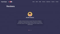 Personal Portfolio CV Resume HTML Template Screenshot 9