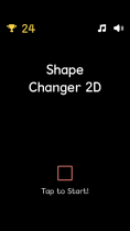 Shape Changer - 2D Game Template for Unity Screenshot 1