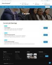 Mega Business - Business Website Script Screenshot 4