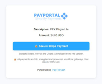 PPX Lite – Stripe QR Plugin WordPress Screenshot 4