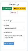 Interactive Statistical Dashboard Screenshot 6